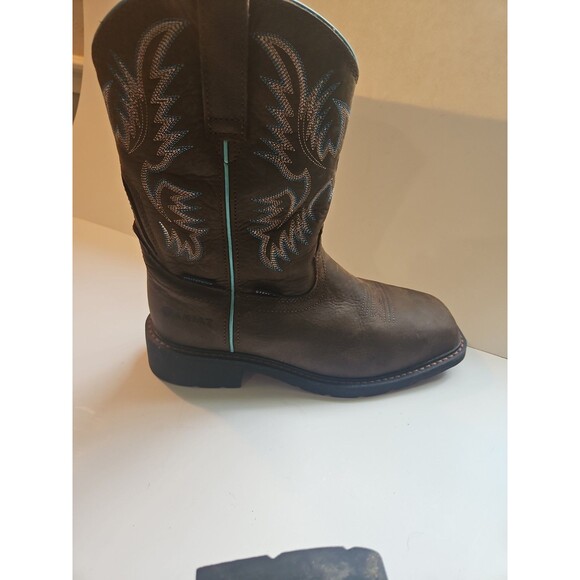 Ariat Work Steel Toe Waterproof ASTM F2413-18 Slip Resisting Boots Brown US 6.5 main image 11